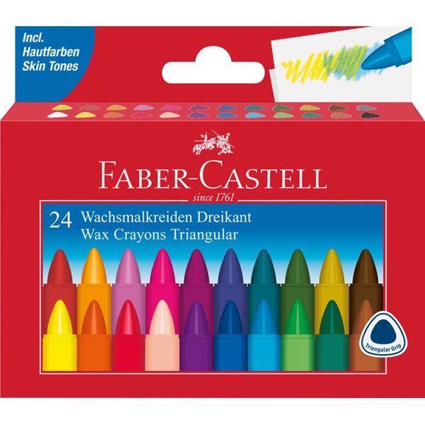 Voskovky Faber-Castell trojhranné