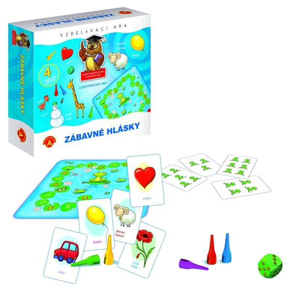 Zábavné hlásky - naučná logopedická hra