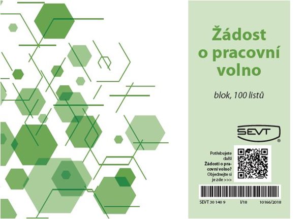 Žádost o pracovní volno - blok A6