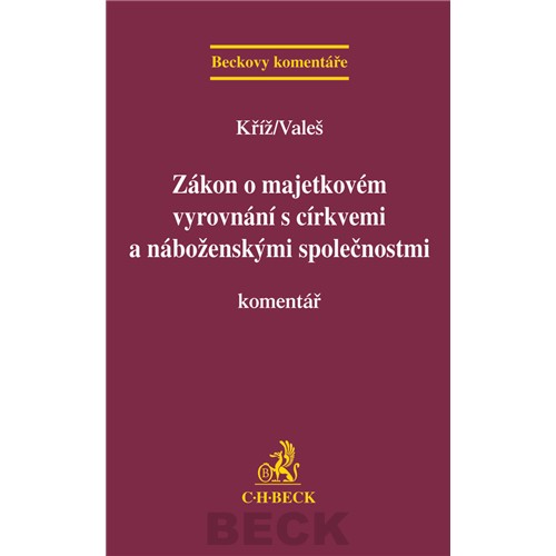 Zákon o majetkovém vyrovnání s církvemi a náboženskými společnostmi - Kříž