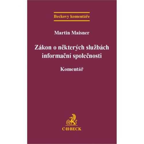 Zákon o některých službách informační společnosti - Martin Maisner