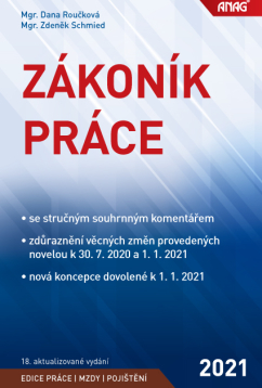 Zákoník práce 2021 – sešit - Mgr. Zdeněk Schmied