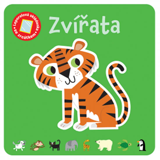 Zvířata - Leporelová skládanka se zrcátkem - Barker Vicky