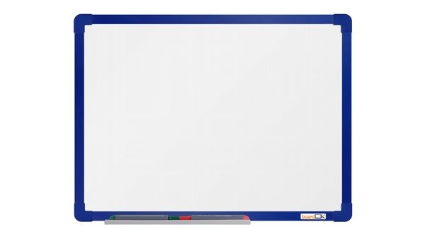 boardOK Bílá magnetická tabule s keramickým povrchem 60 × 45 cm