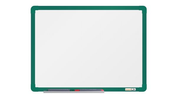 boardOK Bílá magnetická tabule s keramickým povrchem 60 × 45 cm