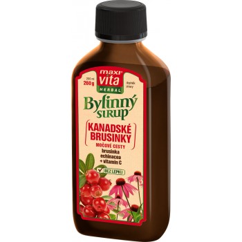 MaxiVita Herbal Bylinný elixír Brusinky