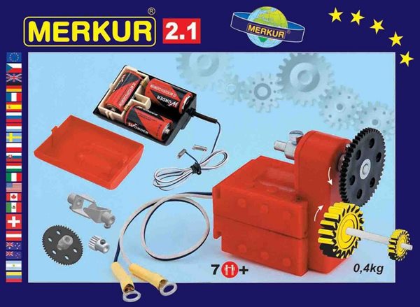 Merkur stavebnice 2.1 - Elektromotorek