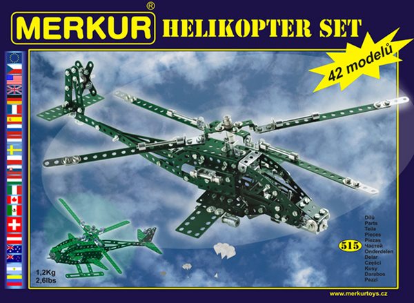 Merkur stavebnice - Helikopter Set