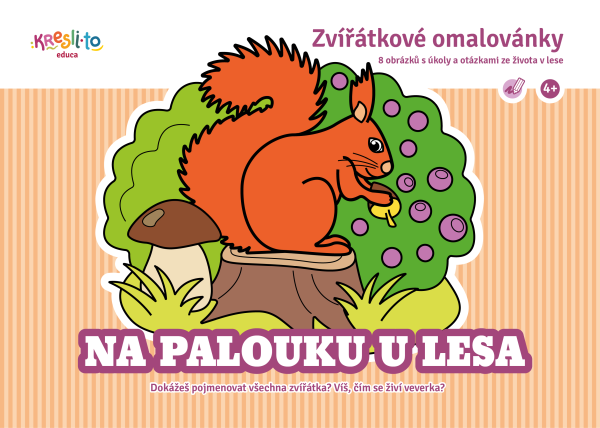 Na palouku u lesa - 210 × 148 mm