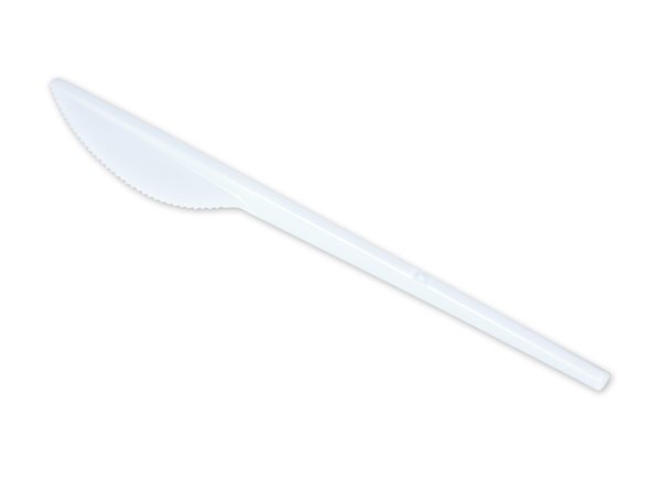Nože plastové bílé Q060 24 ks