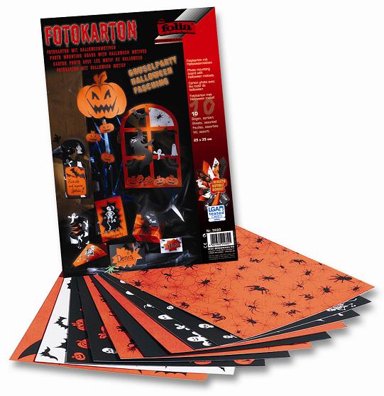 Papír - Halloween - 300g/m2 - 10 listů (50 x 70 cm)