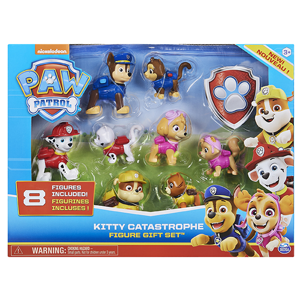 Paw Patrol - Dárkové balení 8 figurek s doplňky