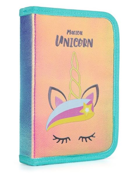 Penál 1patrový 2 klopy prázdný OXY - Magical unicorn