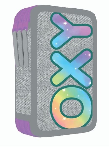 Penál 3patrový prázdný OXY - Rainbow