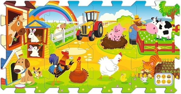 Pěnové puzzle Farma