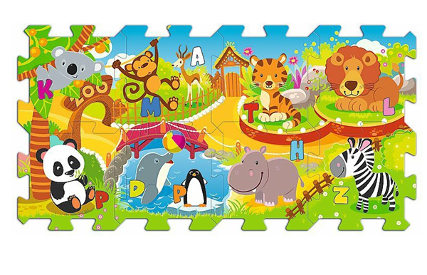 Pěnové puzzle ZOO