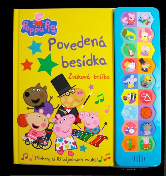 Peppa Pig - Povedená besídka: Zvuková knížka s 18 báječnými zvuky! - neuveden
