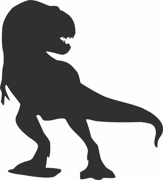 Plastová šablona - Dinosaurus
