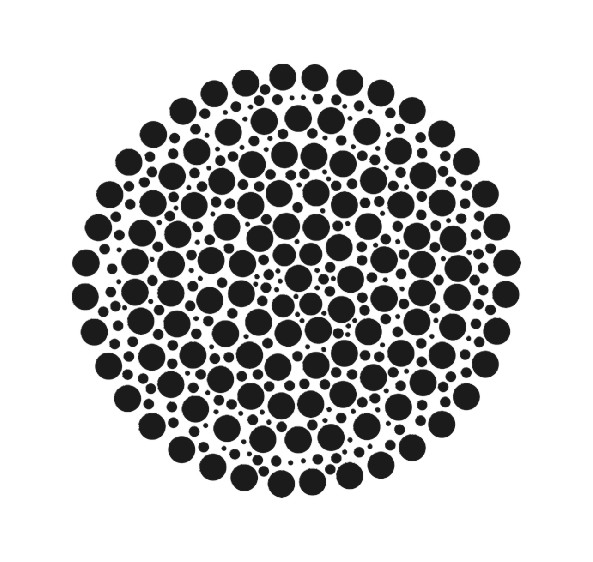 Plastová šablona - Mandala I
