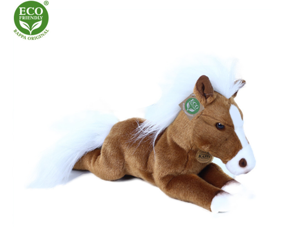Plyšový kůň ležící 25 cm