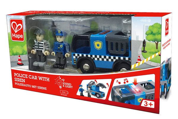 Policejní auto se sirénou