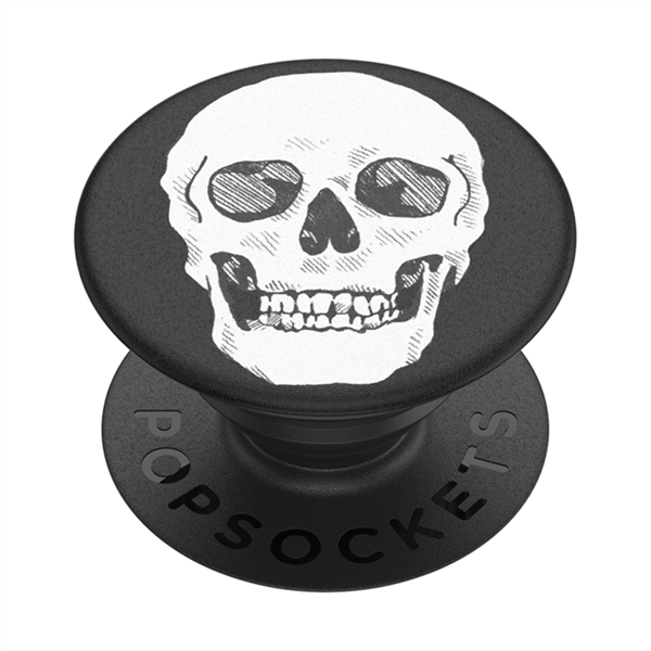 PopSockets Original PopGrip - Lebka (Shaky Bones White)