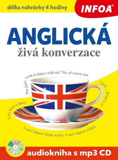 Anglická živá konverzace Audiokniha s mp3 CD - 15x20 cm