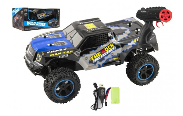 Auto RC terénní modré 39 cm plast 2