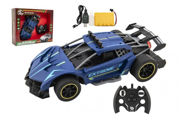 Auto RC závodní vypouštějící páru 30 cm 2