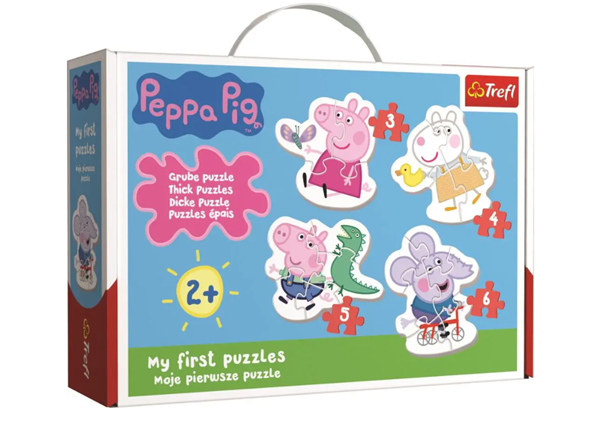 Baby puzzle Prasátko Peppa 4 v 1 (3
