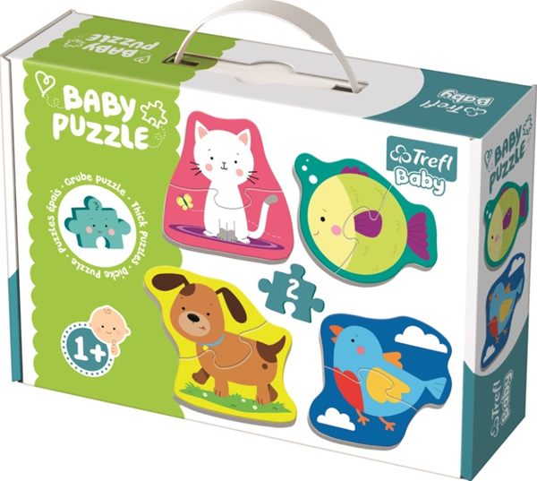 Baby puzzle Zvířata 4 x 2 dílky