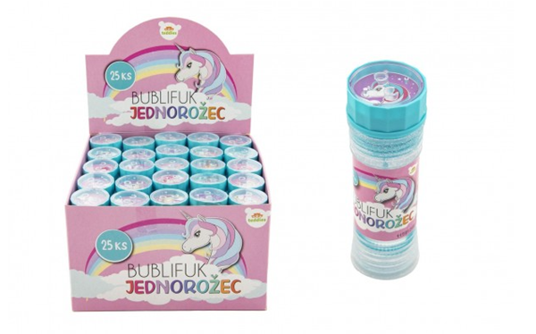 Bublifuk 50 ml jednorožec