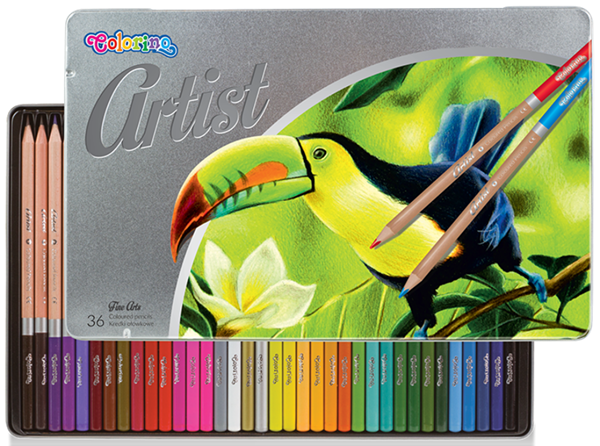 Colorino Artist pastelky dřevěné