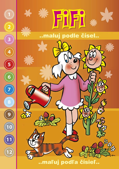 Čtyřlístek - Fifi maluj podle čísel - Omalovánky A5 blok - neuveden