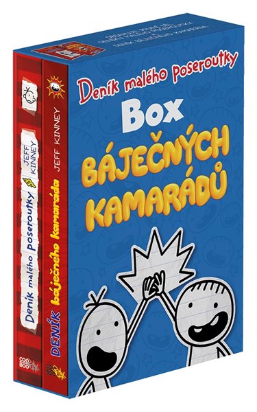 Deník malého poseroutky - Box báječných kamarádů - Jeff Kinney - 145 x 205 mm