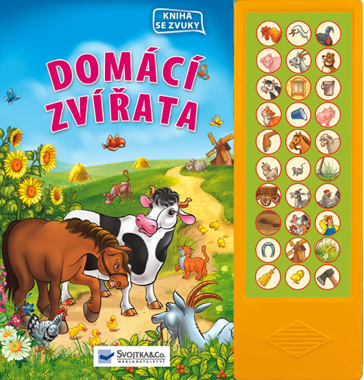 Domácí zvířata – kniha se zvuky - neuveden