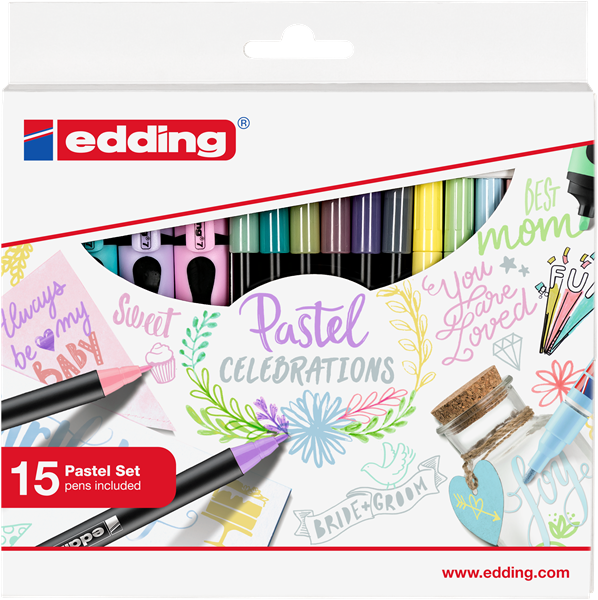 Edding Dárková sada Pastel Celebratrations