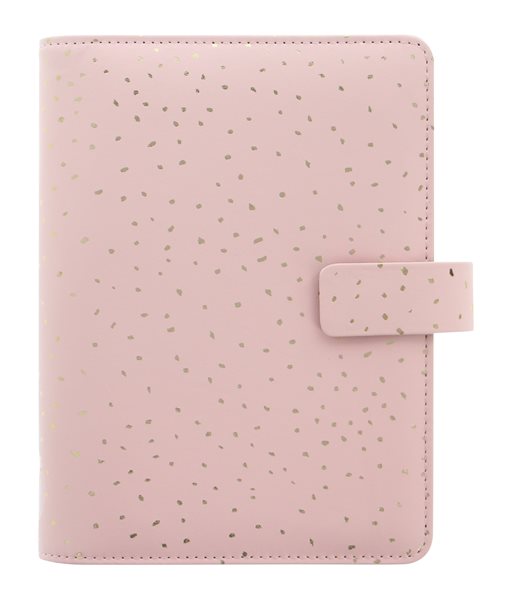 Filofax Kroužkový diář 2022 Confetti Rose Quartz osobní