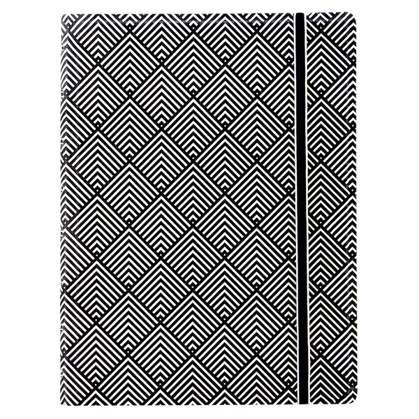 Filofax Notebook Impressions poznámkový blok A5 - černá/bílá