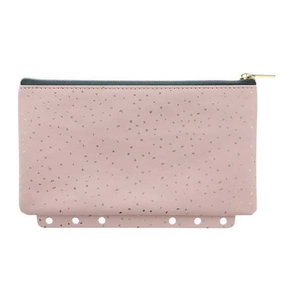 Filofax Penál na zip Confetti Rose Quartz