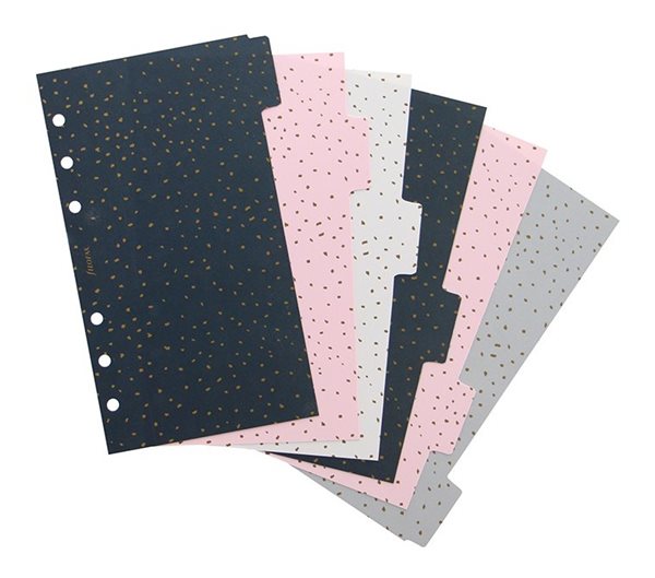 Filofax Rozřazovače pro diář a clipbook Confetti