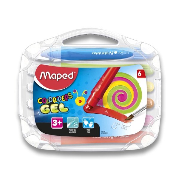 Gelové pastely MAPED COLOR’PEPS GEL - 6 barev