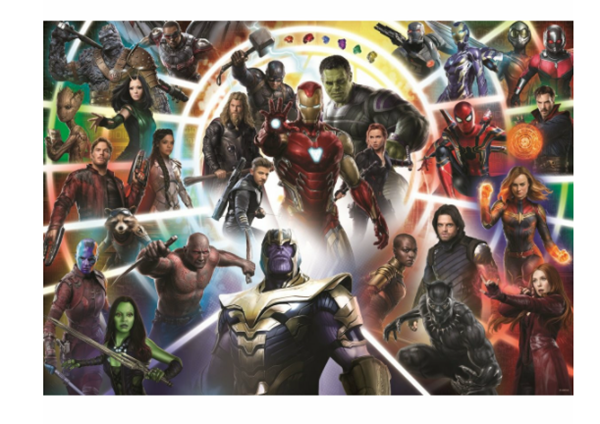 Puzzle Hrdinové Marvelu 1000 dílků