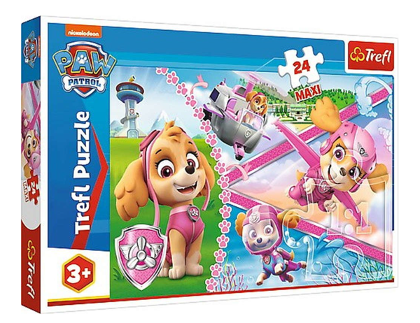 Puzzle MAXI Paw Patrol Hrdinská Skye 24 dílků