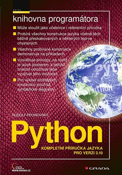 Python - Kompletní příručka jazyka pro verzi 3.10 - Pecinovský Rudolf