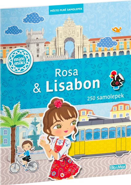 ROSA & LISABON – Město plné samolepek - Charlotte Segond-Rabilloud a kolektiv - 24x31 cm