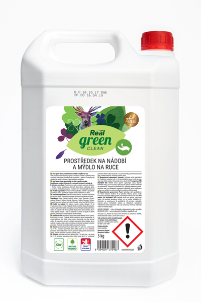 Real green clean - nádobí a mýdlo na ruce - 5 kg