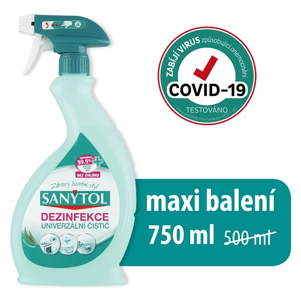 Sanytol univerzální čistič ve spreji MAXI - 750 ml