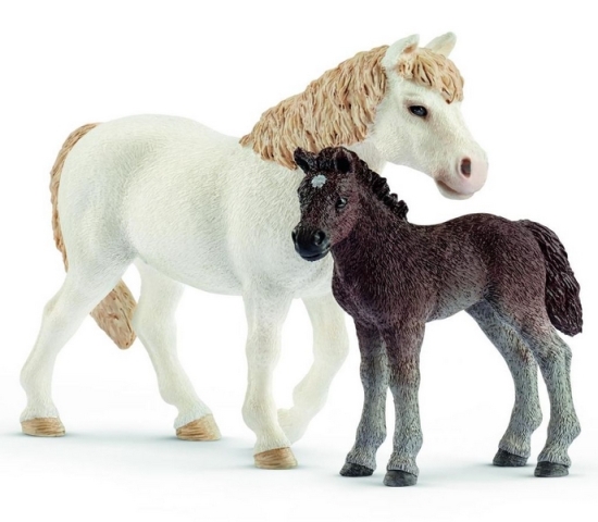 Schleich 42423 Set poník kobyla a hříbě