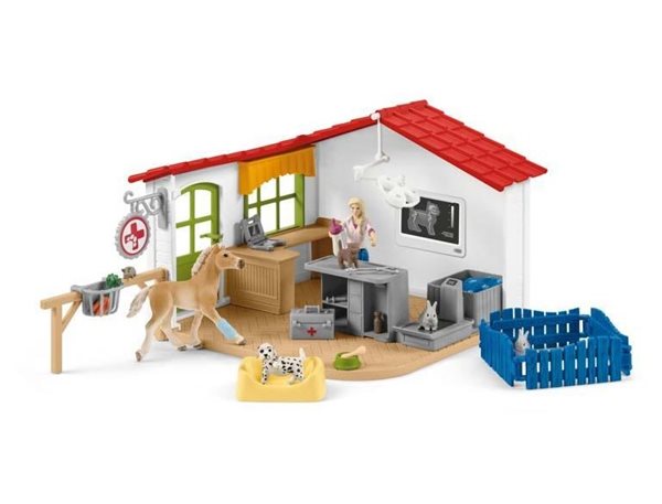 Schleich 42502 Veterinární ordinace pro domácí zvířata